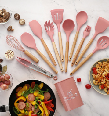 Silicone Kitchenware Cooking Utensils Set