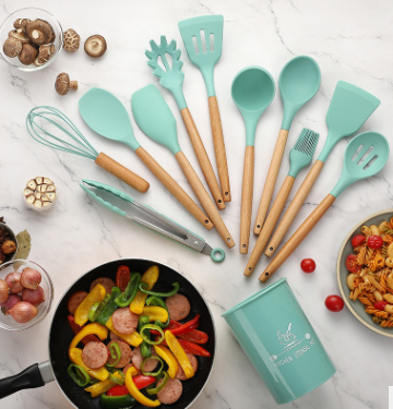 Silicone Kitchenware Cooking Utensils Set