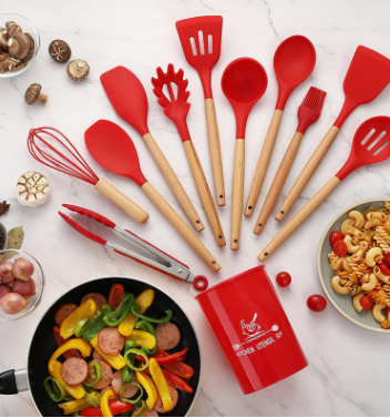 Silicone Kitchenware Cooking Utensils Set