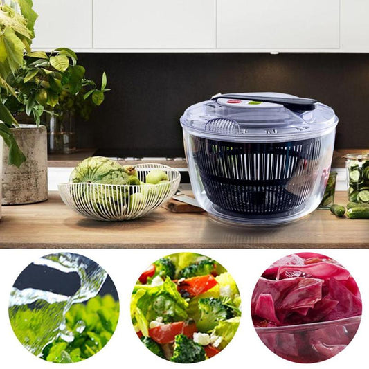 Useful Vegetables Fruits Dryer Salad Spinner Fruit Wash Clean Basket